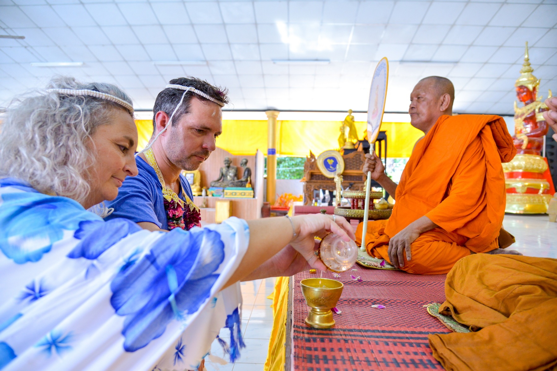 Buddhist Ceremony Khaolak Syvia and Anselm 2