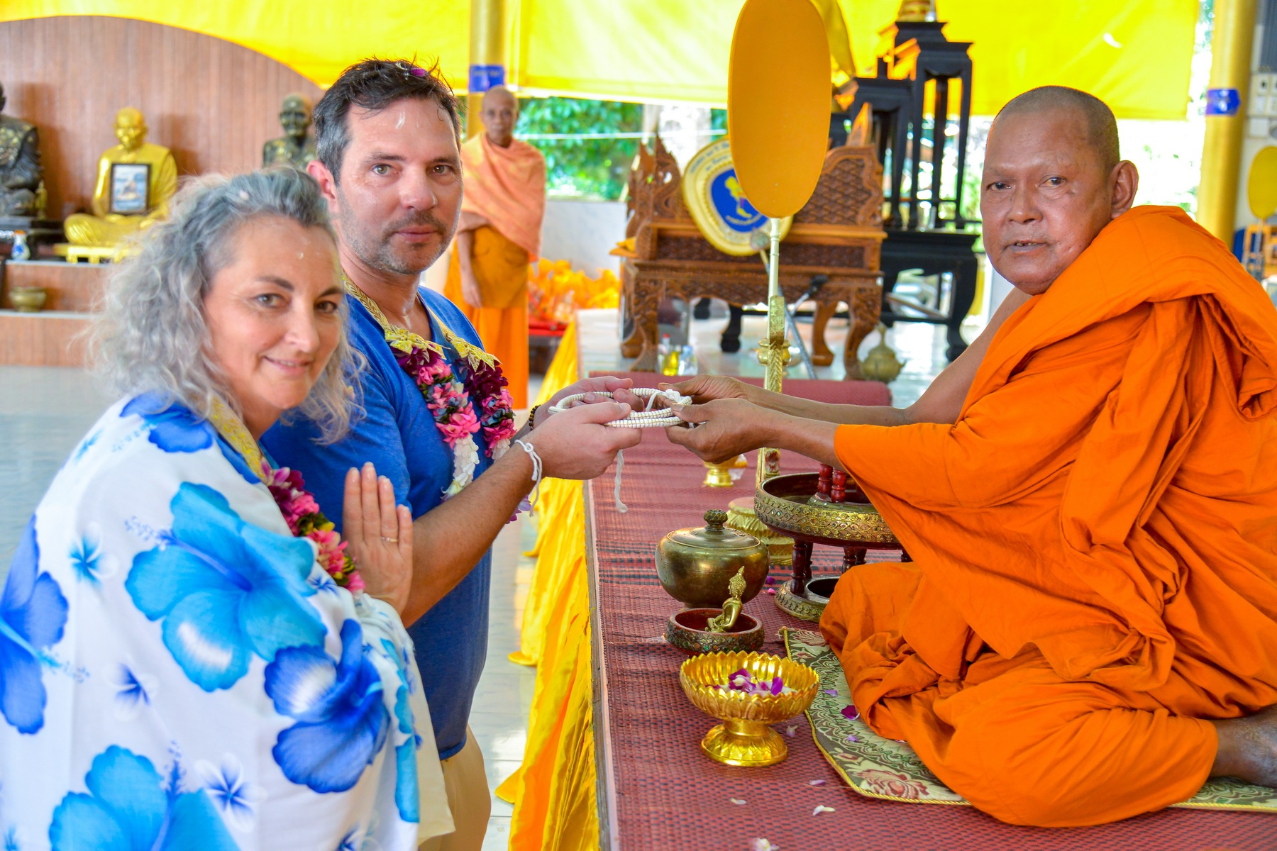 Buddhist Ceremony Khaolak Syvia and Anselm 5