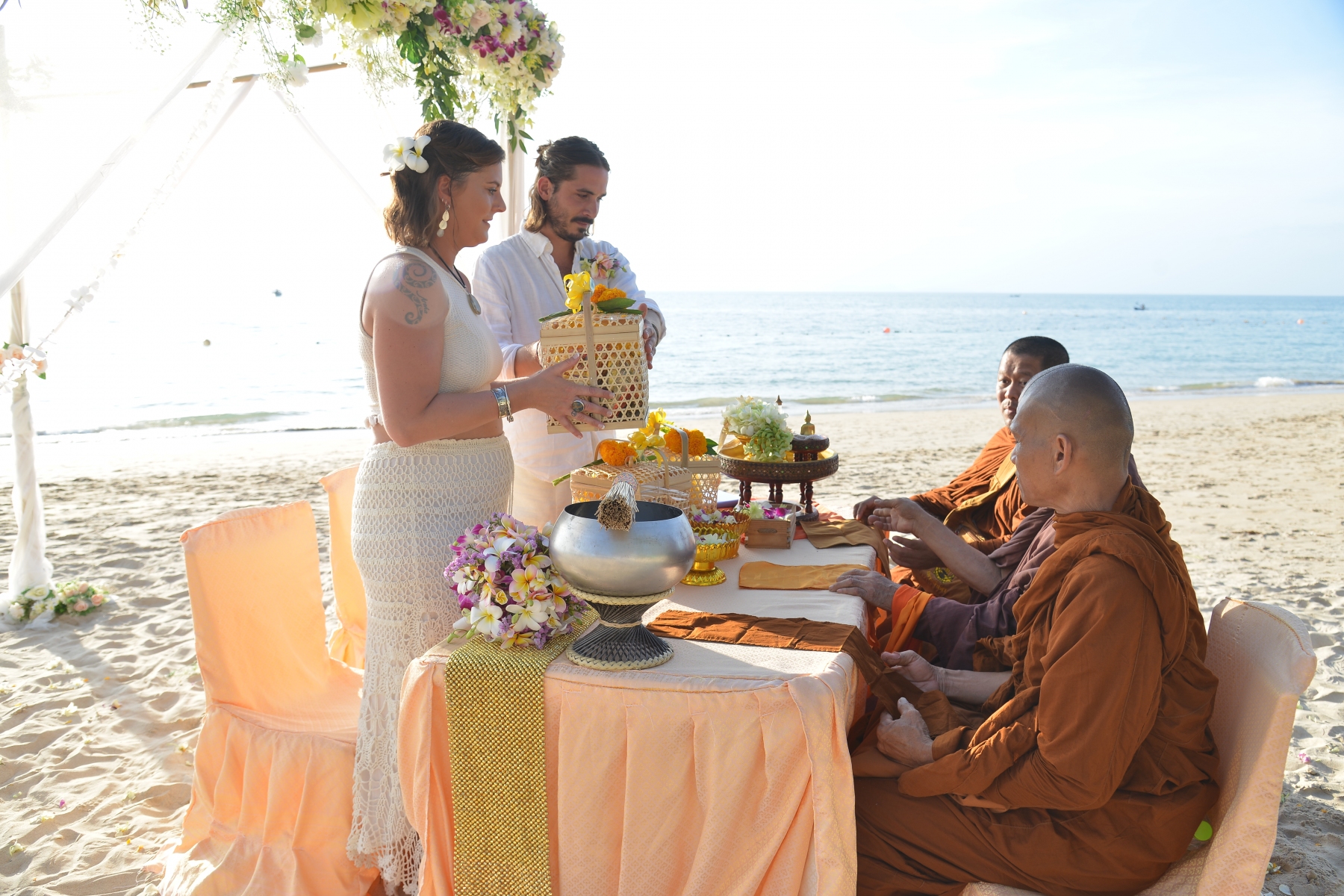 Buddhist Ceremony Koh Lanta Delfina and Jose 2