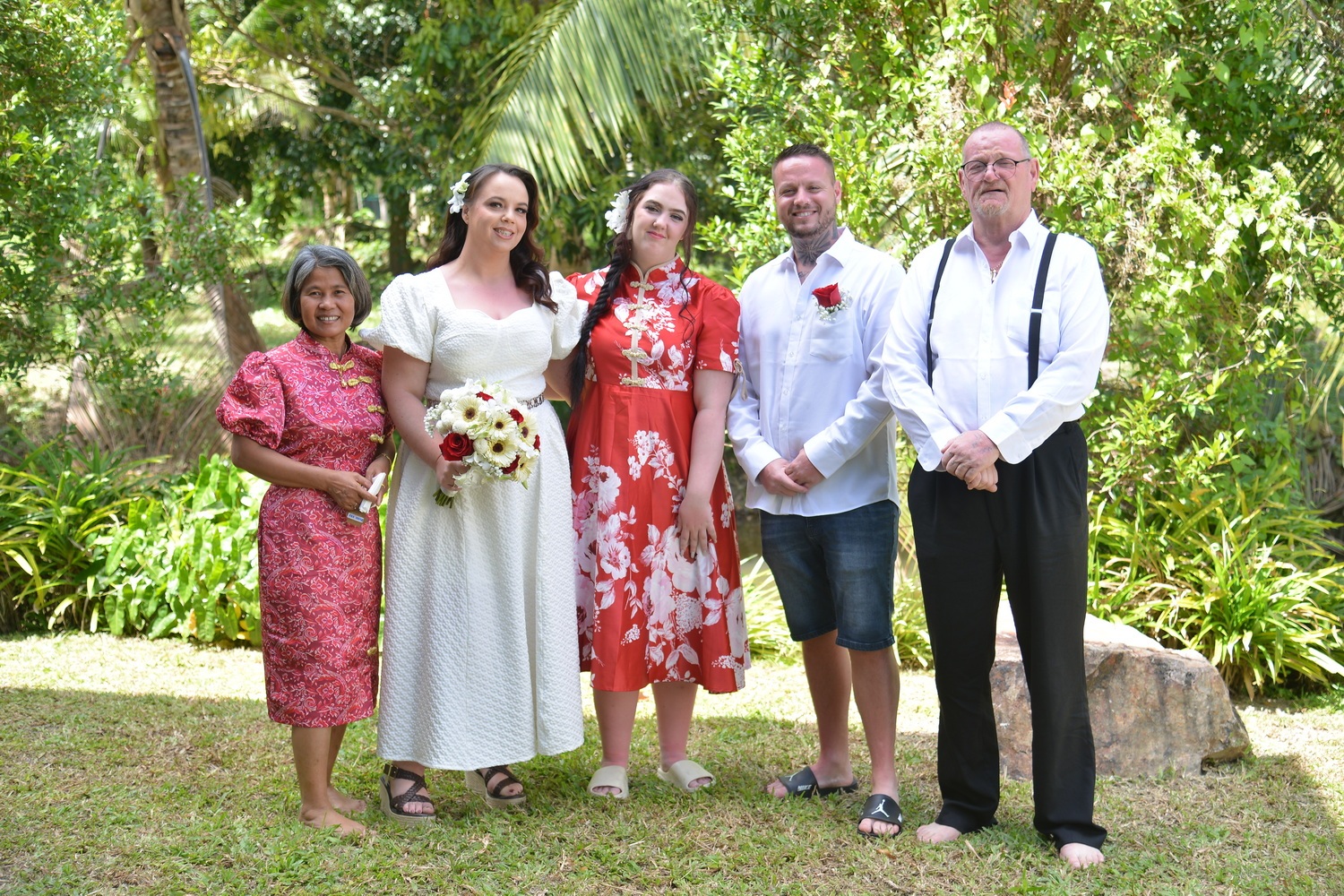 Buddhist Ceremony Koh Samui Zoe and Marshall 5
