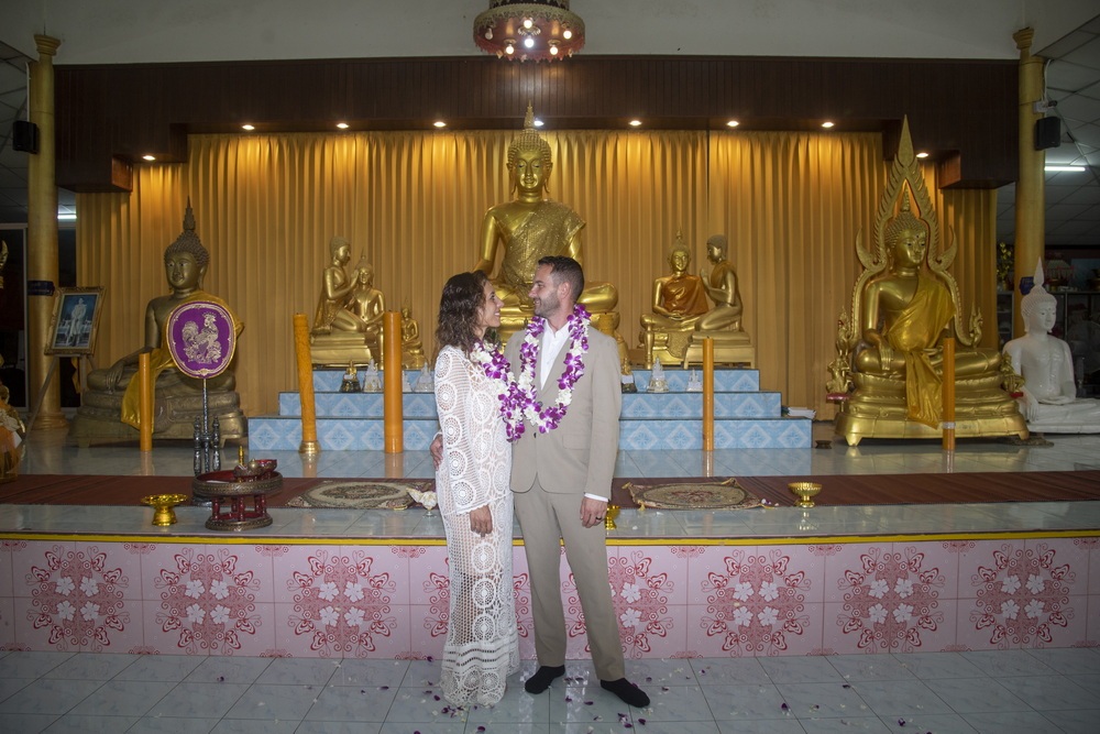 Buddhist Ceremony Koh Yao Claire and Michaël 1
