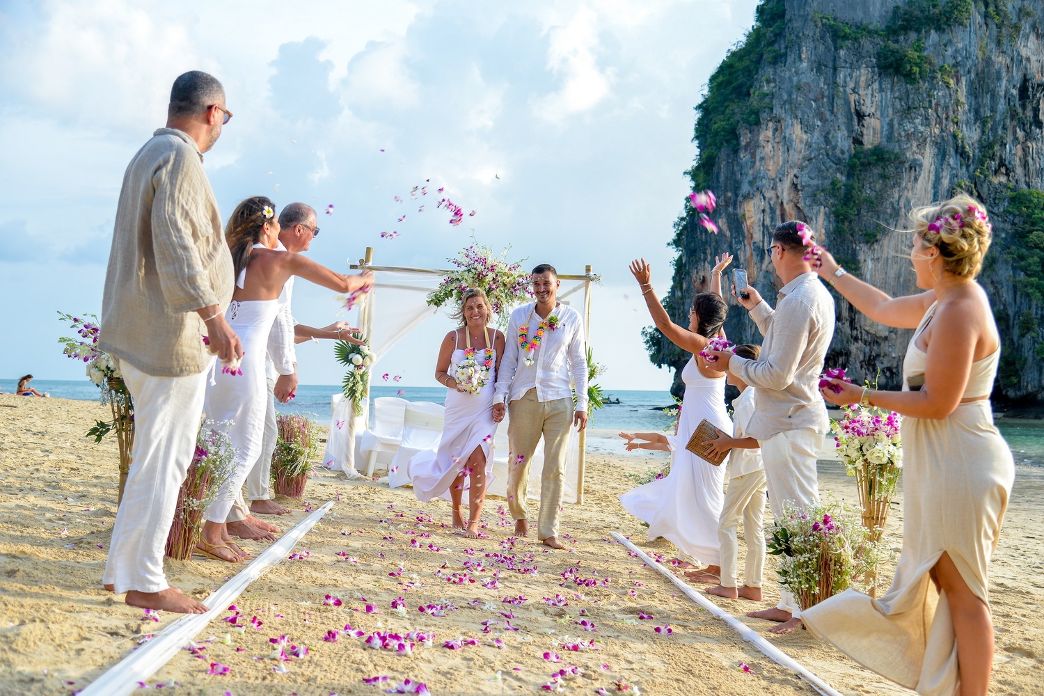 Buddhist Ceremony Railay Bay Marjorie and Julien 4