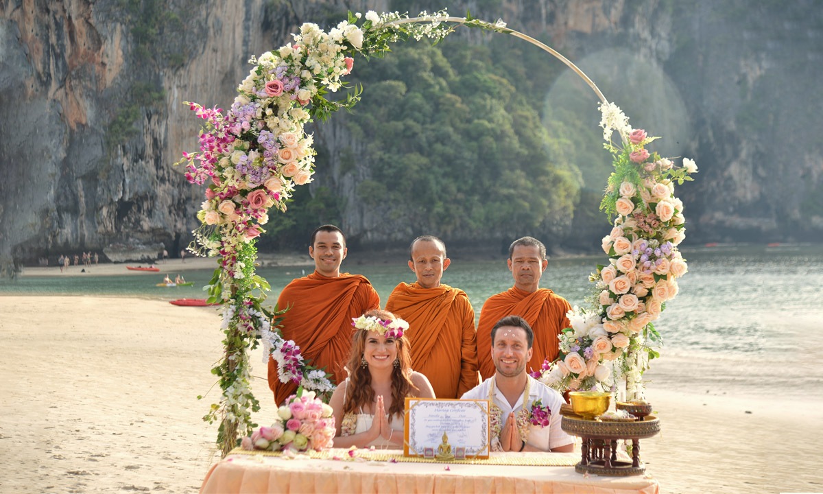 Buddhist Ceremony Railay Bay Oscar and Marcalla 5