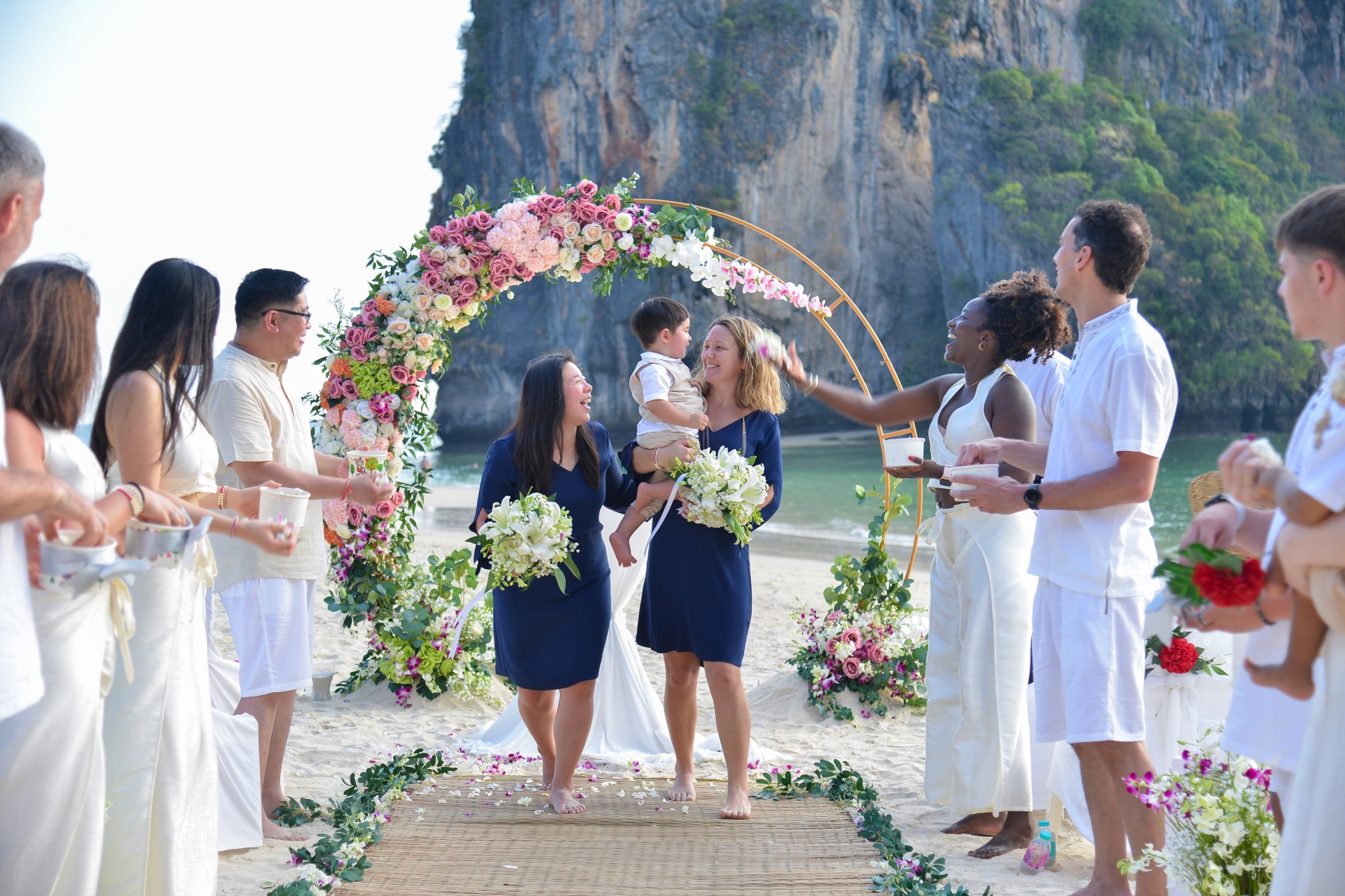 Samesex wedding Railay Bay Sophie and Gwladys 1