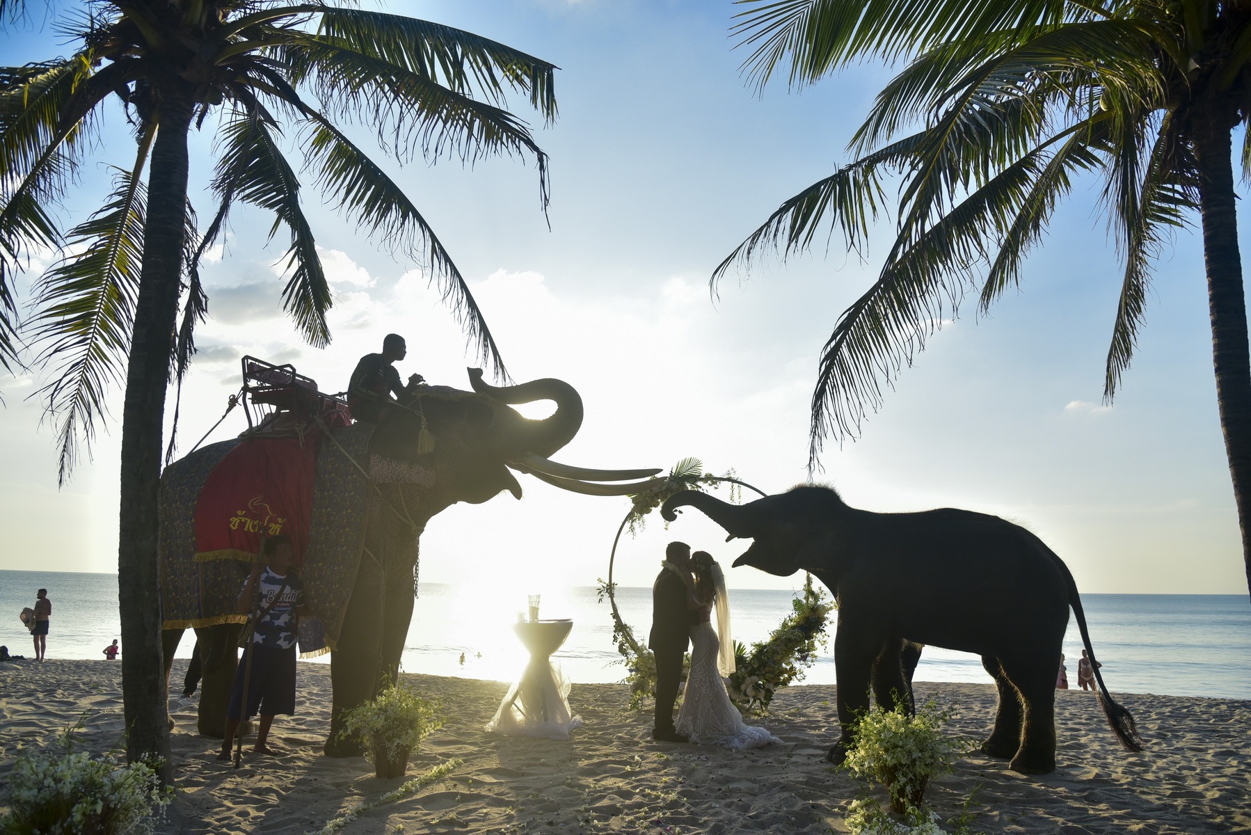 Thai Elephant Wedding Phuket Emily and William 1