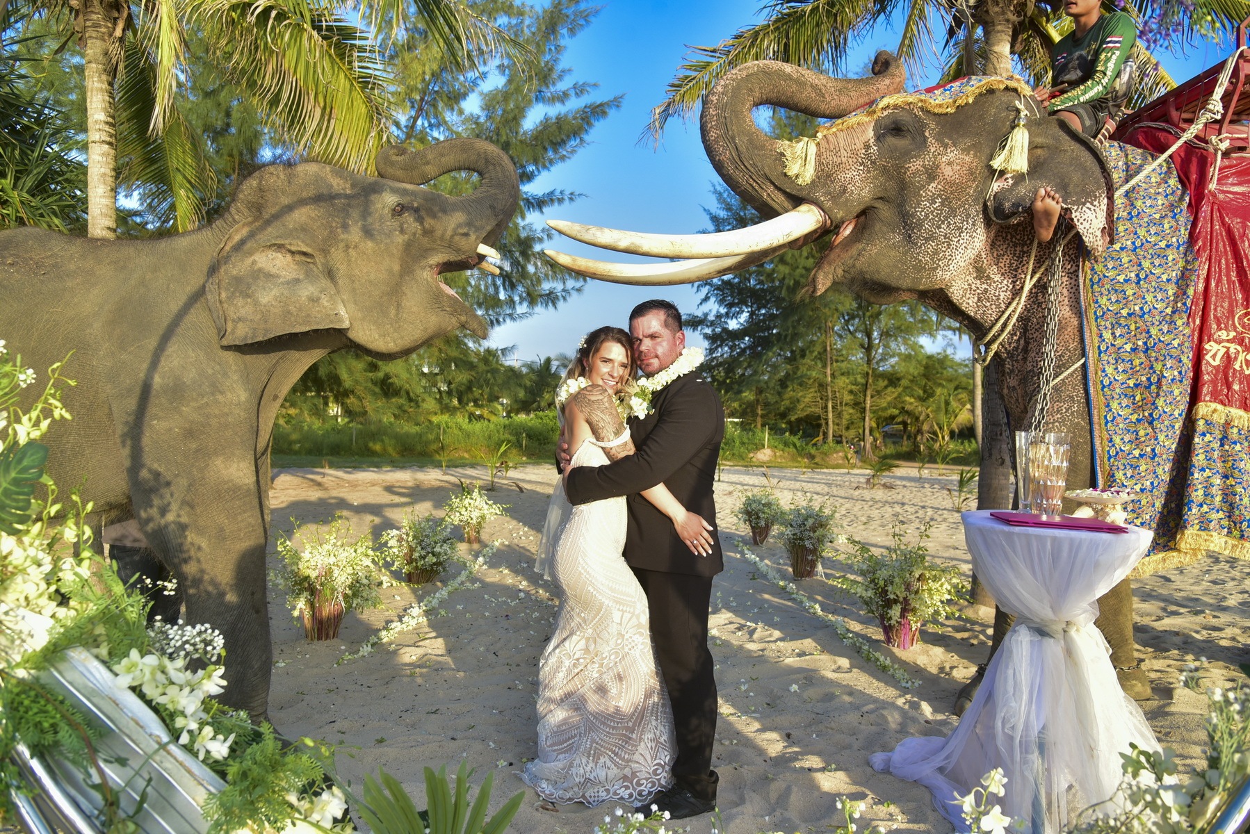 Thai Elephant Wedding Phuket Emily and William 2