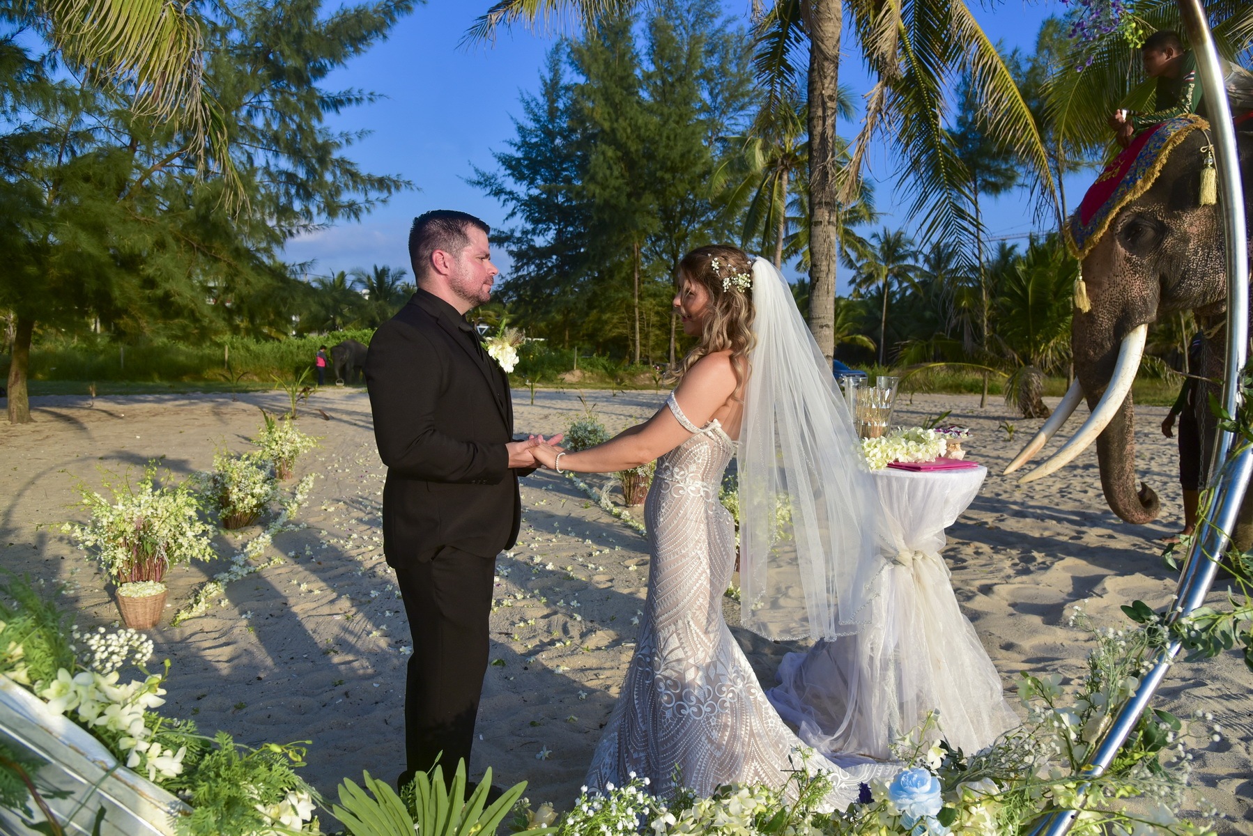 Thai Elephant Wedding Phuket Emily and William 4