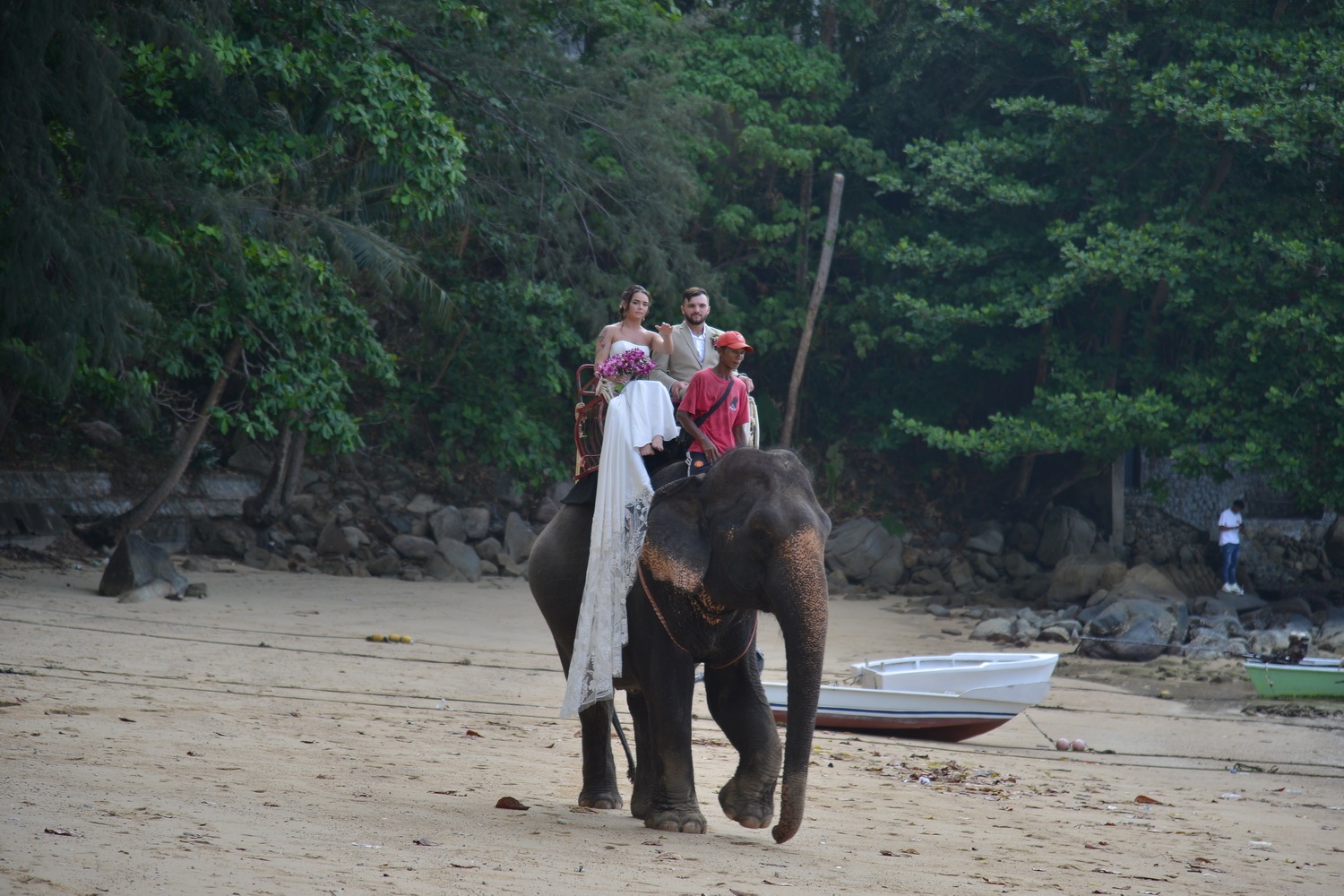 Thai Elephant Wedding Phuket Kalip and Brandy 1