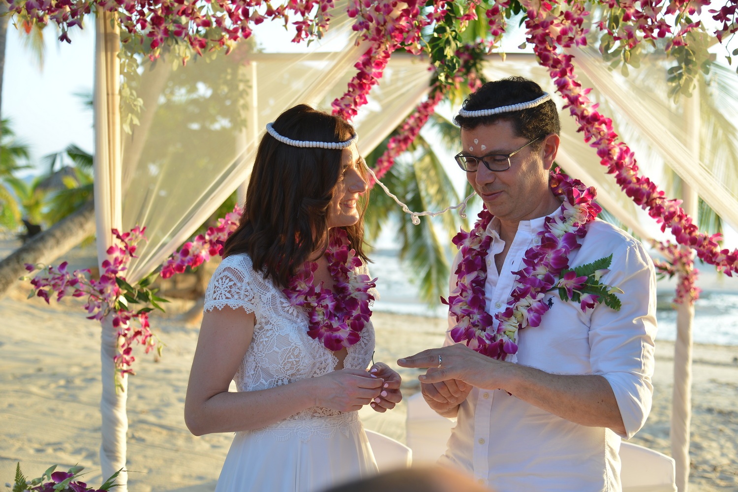 Thai ceremony Koh Samui Aurélie and Lionel 5