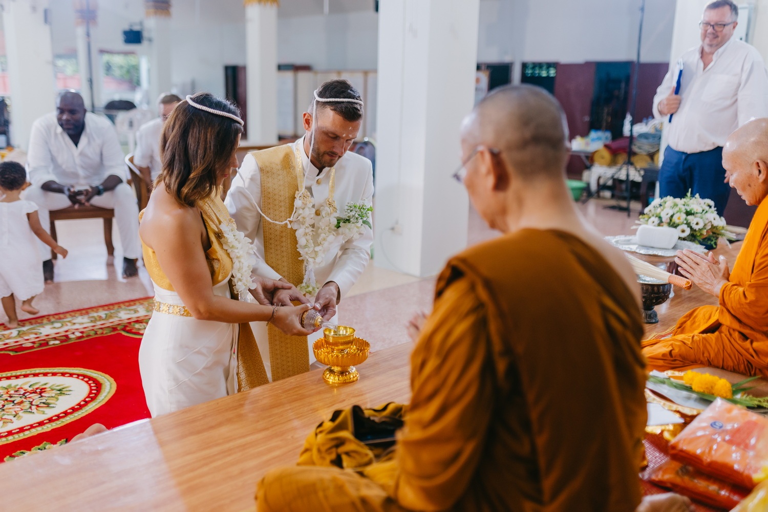 Thai ceremony Koh Samui Jean and Charlène 5