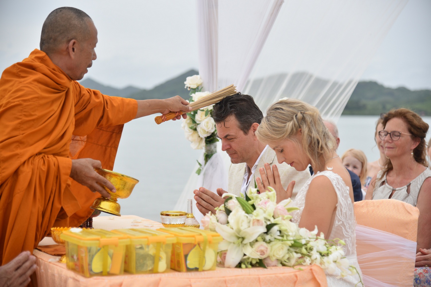 Thai ceremony Koh Yao Nine and Sandro 1
