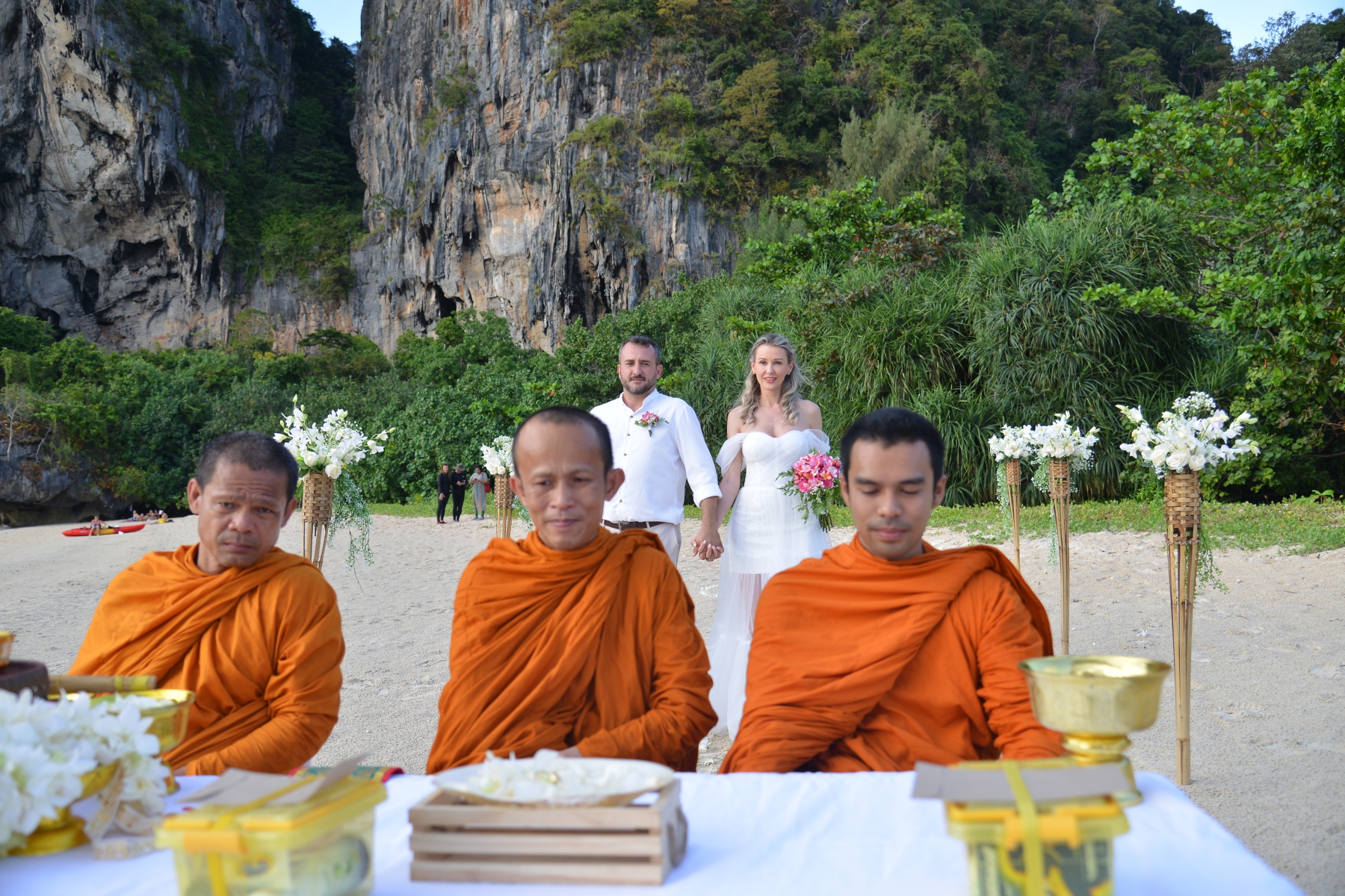 Thai ceremony Railay Bay Aline and Samuel 20 4