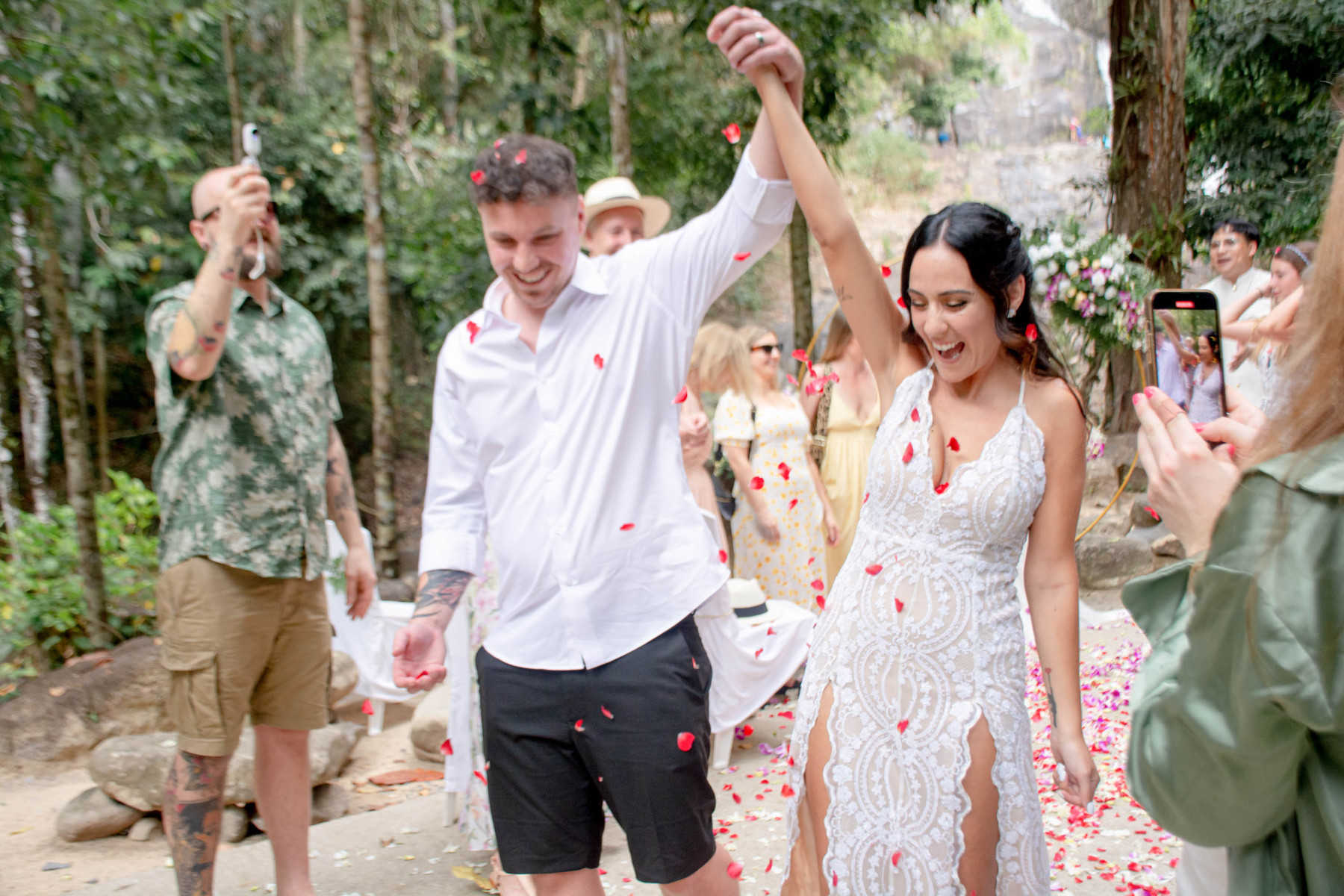 Western ceremony Khaolak Kim and Waren 1