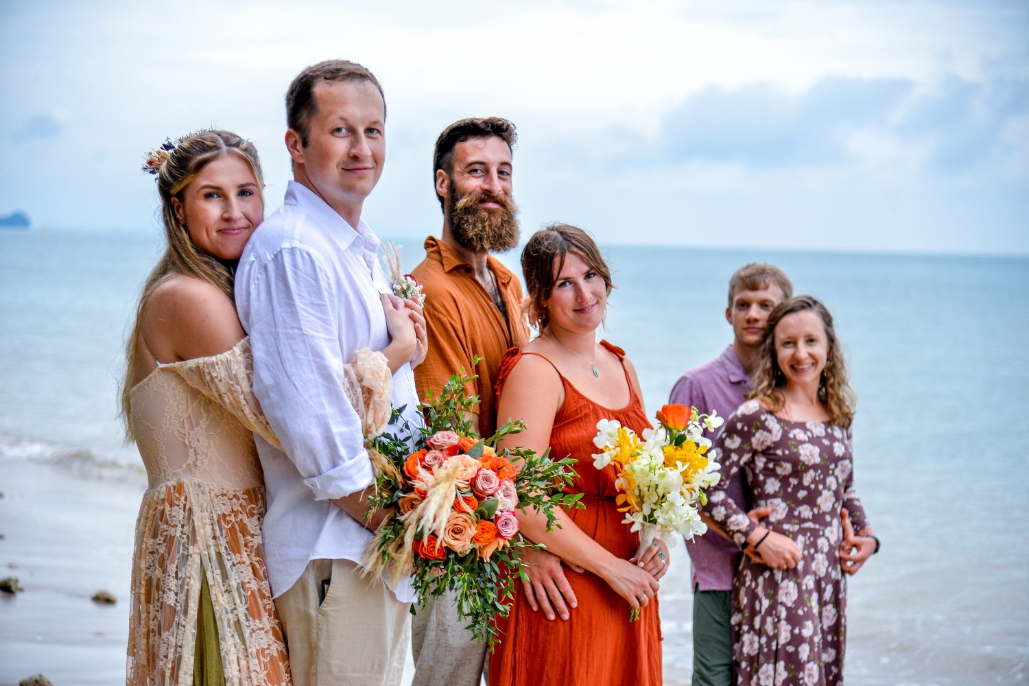 Western ceremony Koh Lanta Davia and Ariella 2