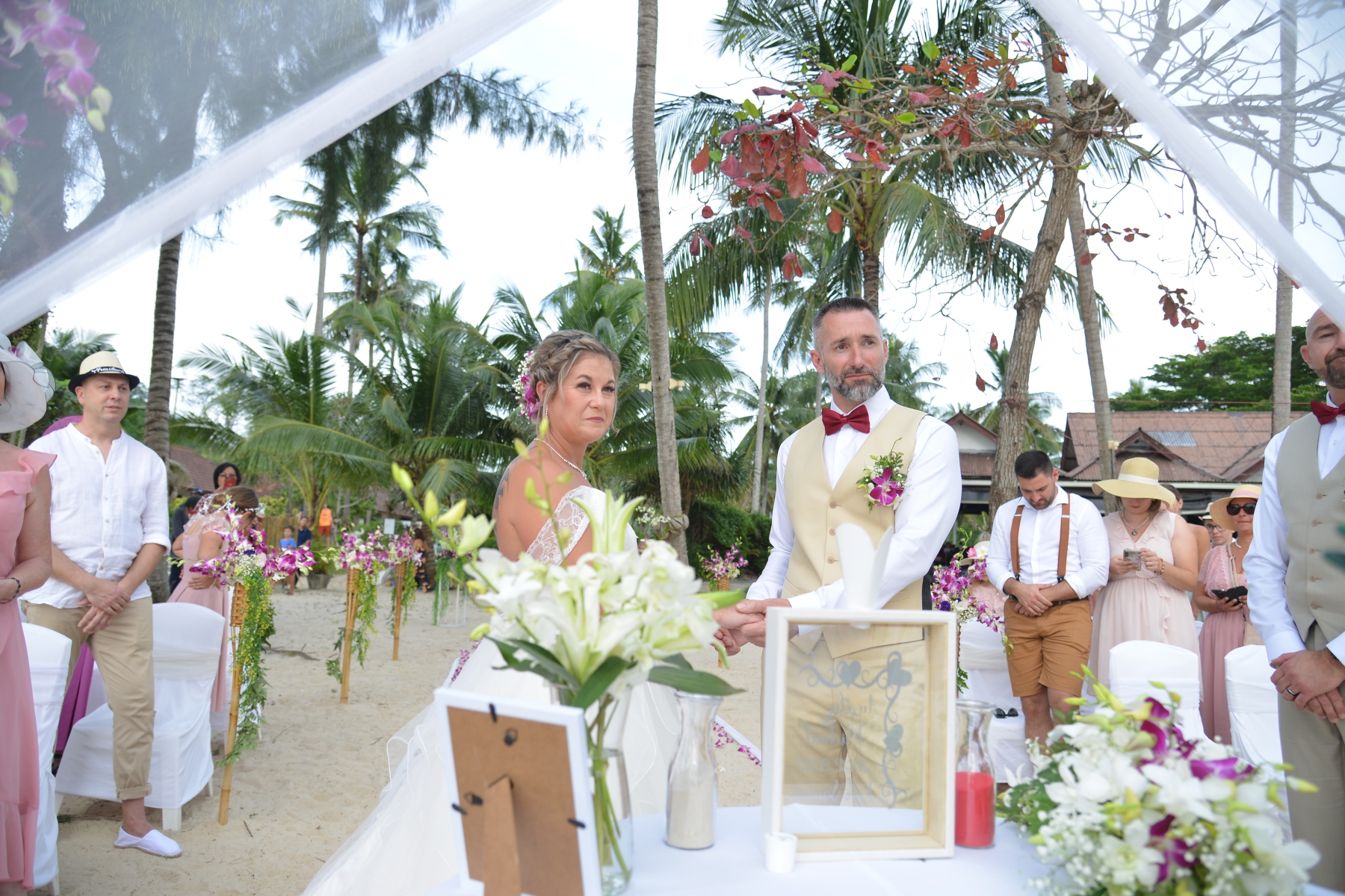 Western ceremony Koh Samui Aurelie and michael 2
