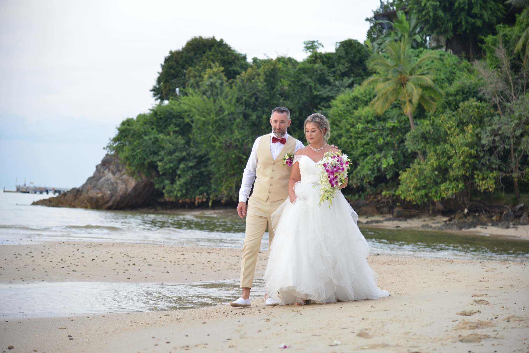 Western ceremony Koh Samui Aurelie and michael 3