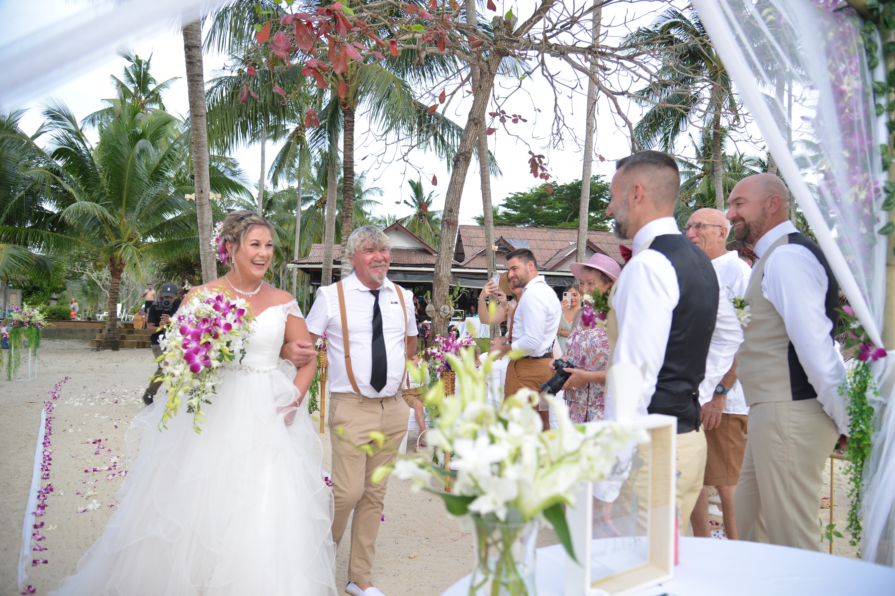 Western ceremony Koh Samui Aurelie and michael 5