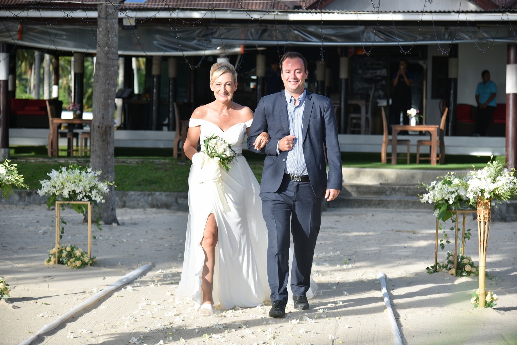 Western ceremony Koh Samui Yannick and Sandrine 2