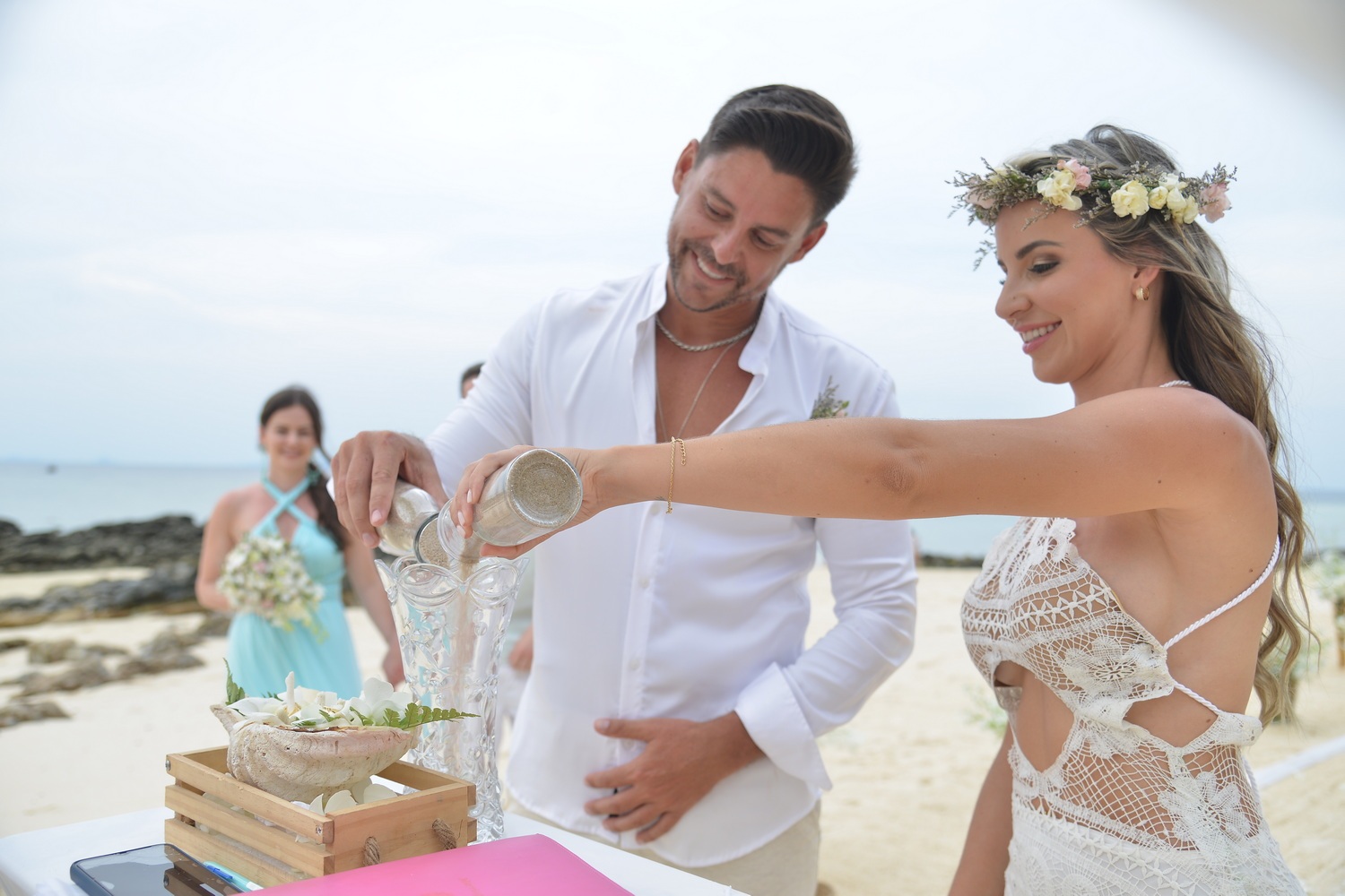 Western ceremony Phi Phi Island Ana and Vinicius 2