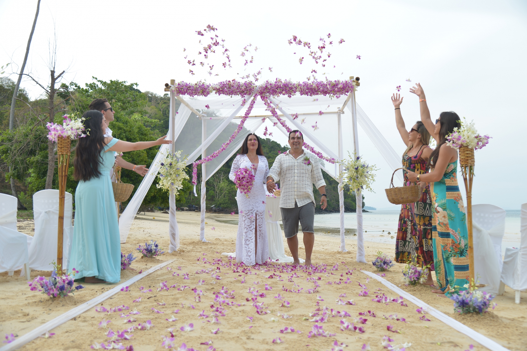 Western ceremony Phi Phi Island Renata and Rafael 1