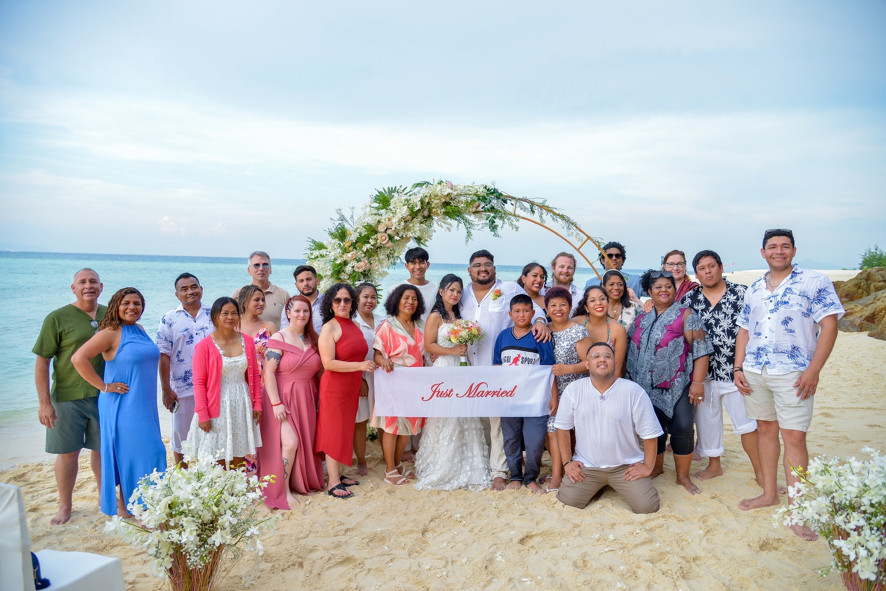 Western ceremony Phi Phi Island Sunan and Diego 2