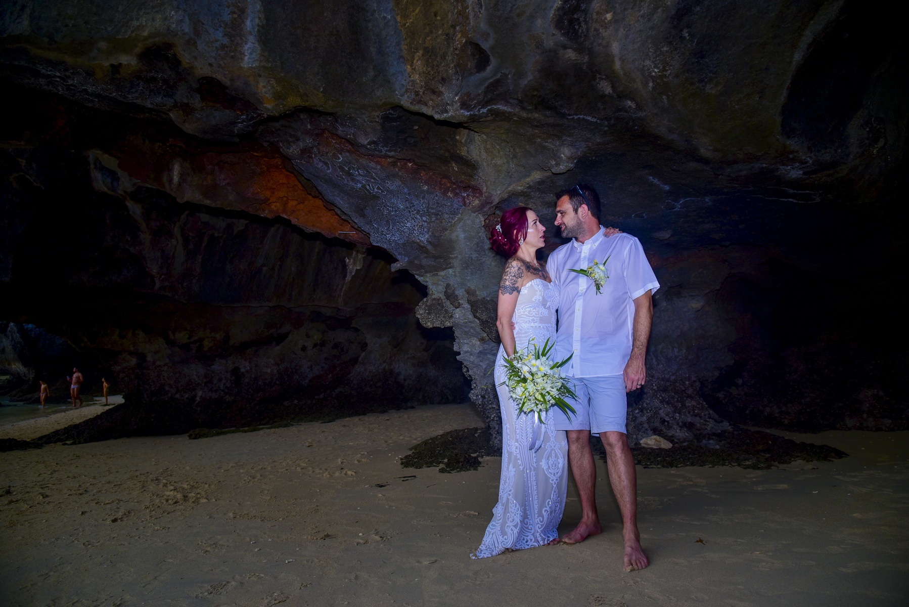 Western ceremony Railay Bay Dawn and Ashley 2