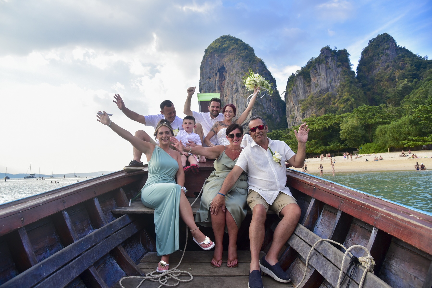 Western ceremony Railay Bay Dawn and Ashley 5
