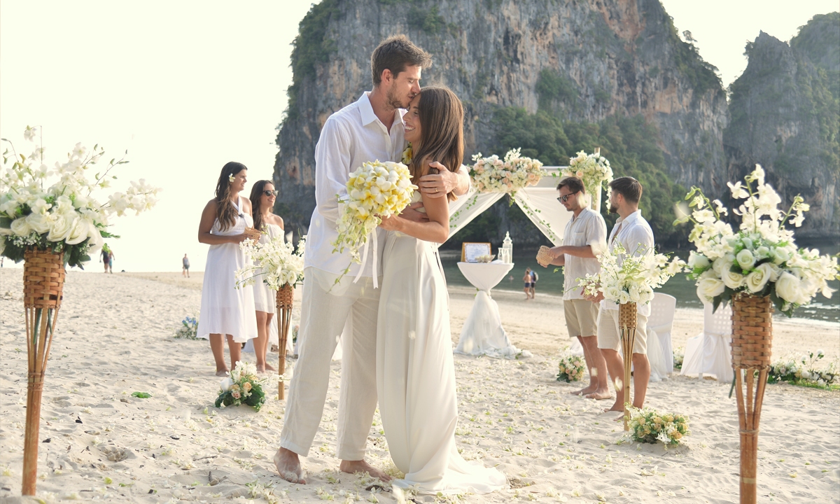 Western ceremony Railay Bay Diogo and Sandra 5