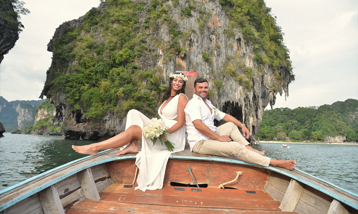 Western ceremony Railay Bay Isabella and Daniel 4