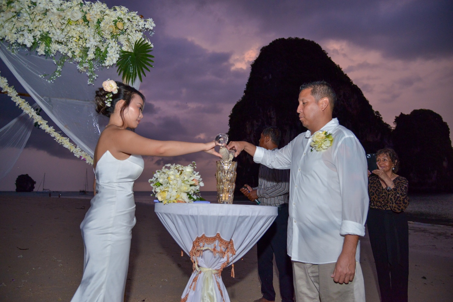 Western ceremony Railay Bay Michael Zacarias 3