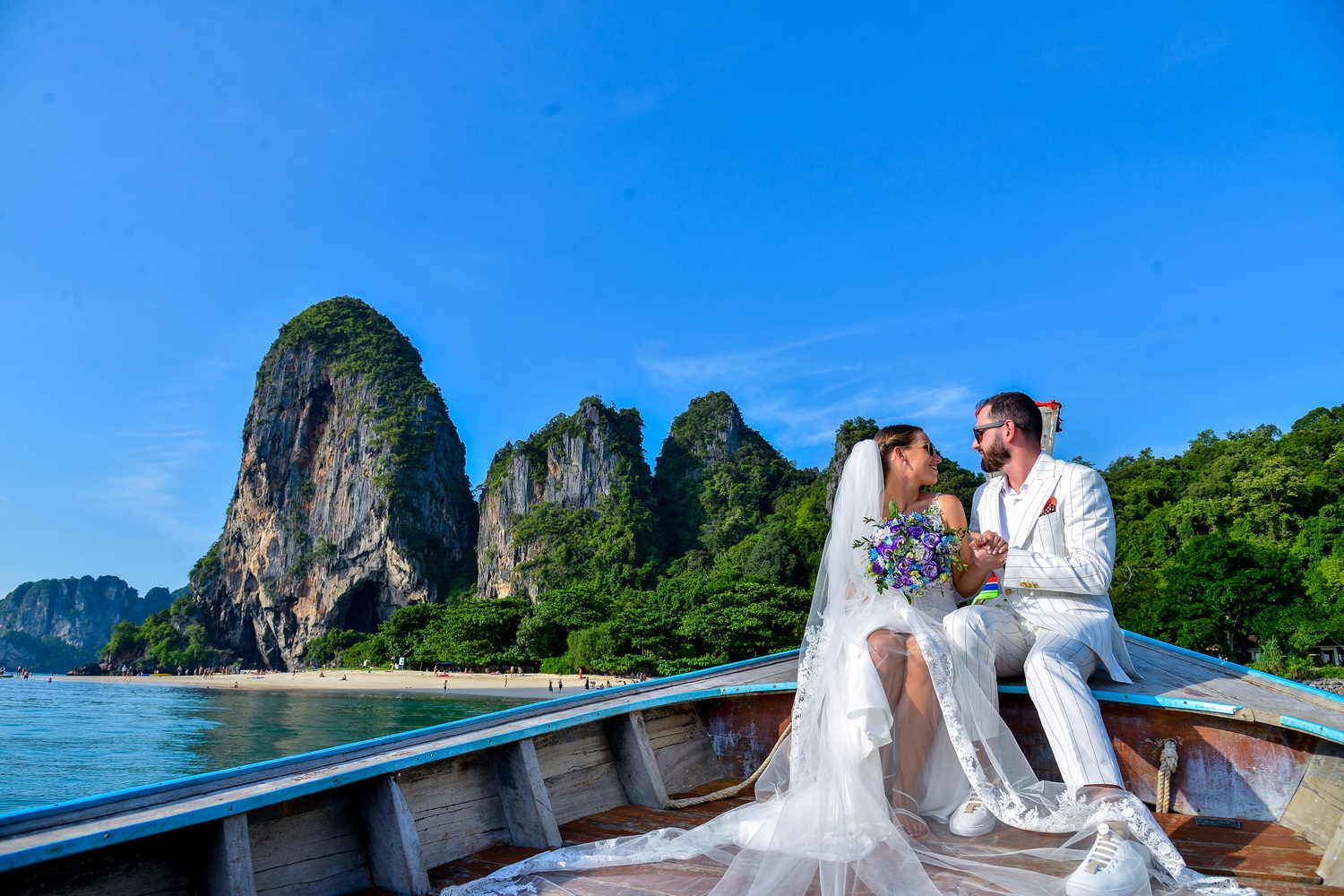 Western ceremony Railay Bay Raquel and Pedro 2