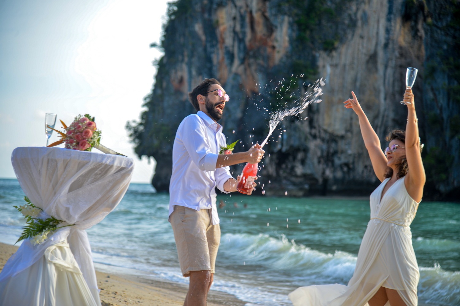Western ceremony Railay Bay Renata and Jonatas 2